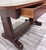 Antique Mission Oak Trestle Pedestal Base Library Table Console Hall Table For Sale - Image 11 of 14