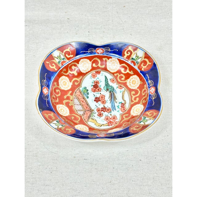 Late 20th Century Vintage Imari Style Decorative Bowl For Sale - Image 5 of 7