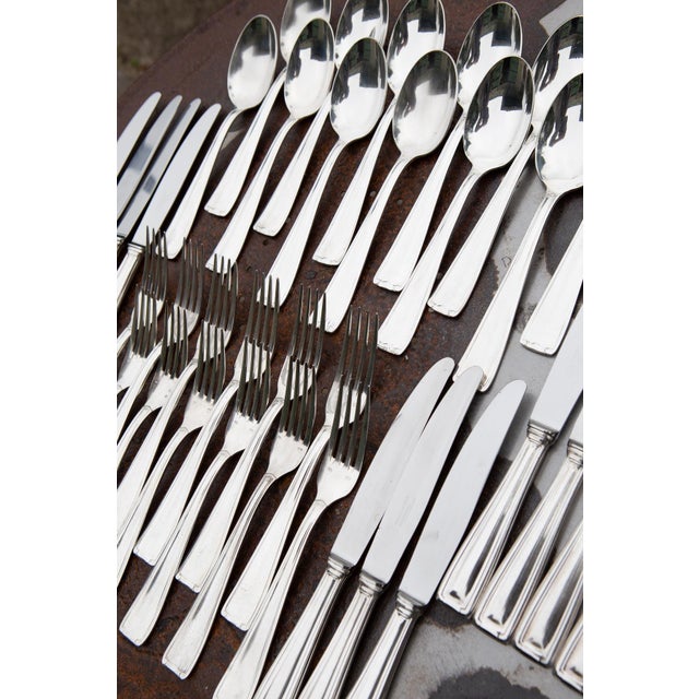 Vintage Art Deco Cutlery Set by François Frionnet, 1940, Set of 35 For Sale - Image 7 of 12