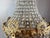 1960 French Louis XVI Gold Bronze Chandelier - 1 Pc For Sale - Image 14 of 17