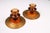 1930s Vintage 1930s Fostoria Amber Glass and Gold Candle Holders- Set of 2 For Sale - Image 5 of 9