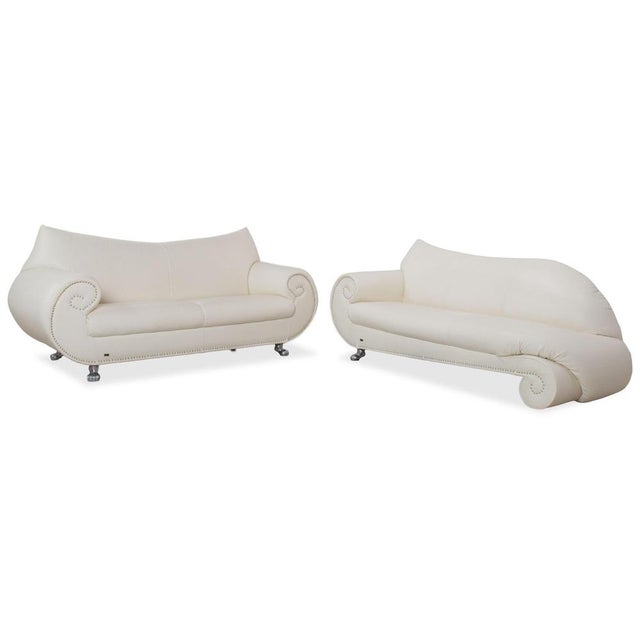 Leather Gaudi Three-Seater and Two-Seater Sofas from Bretz, Set of 2 For Sale - Image 18 of 18