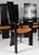 Danish Ebonized Arm Dining Chairs by Bob Og Dries Van Den Berghe, 1980s, Set of 6 For Sale - Image 4 of 9