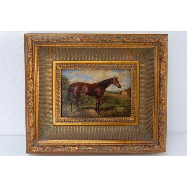 A. Ladd, Bay Horse, 20th Century, Oil on Board, Framed For Sale - Image 17 of 17