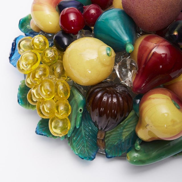 Still Life Fruit Bowls in Blown Murano Glass by Aristi Barovier, 1920, Set of 2 For Sale - Image 13 of 18