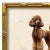 Various Artists Reproduction Art Print of Vintage "World of Dogs" Illustration (Brown Poodle), Framed For Sale - Image 4 of 4