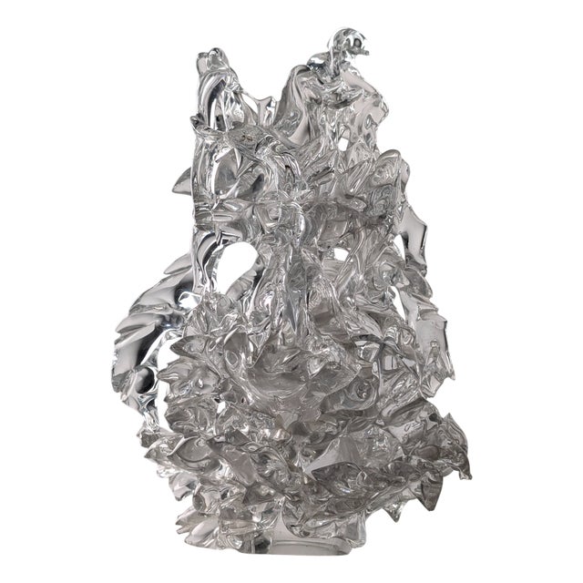 René Roubicek, Coral Sculpture, 1960s, Crystal For Sale