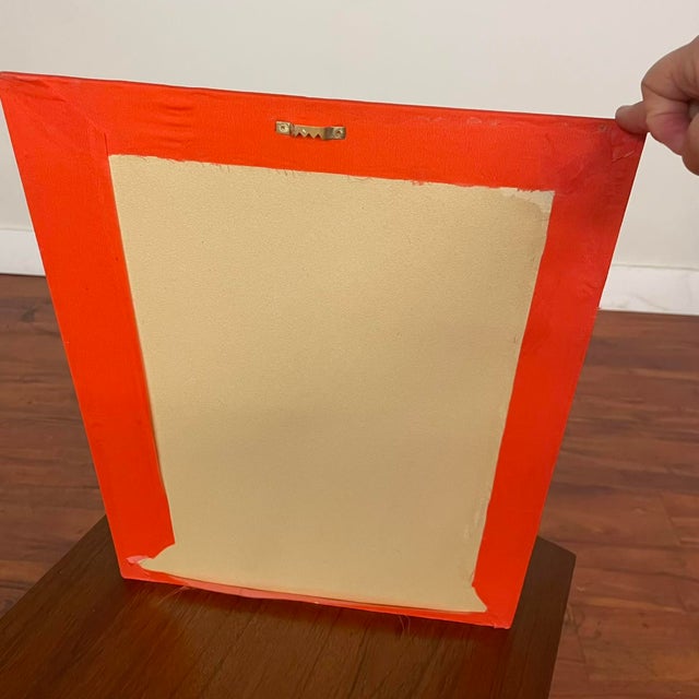 Japanese Silk Print on Board For Sale - Image 14 of 14