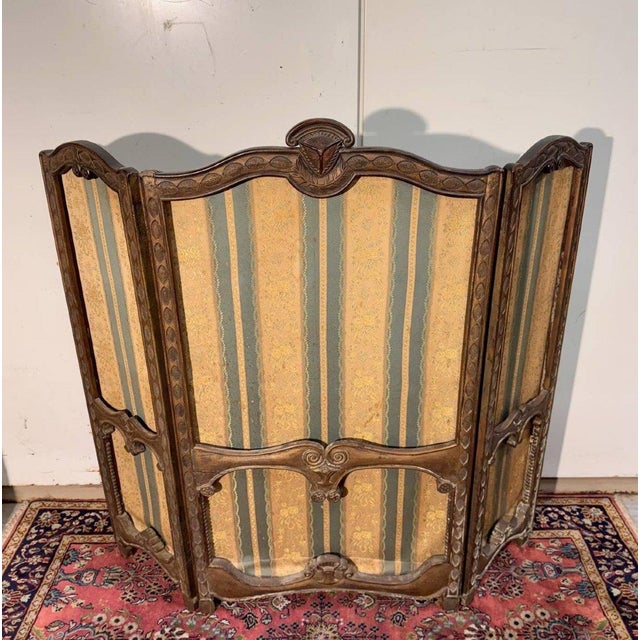 Louis XV Style 3-Leaf Screen For Sale - Image 4 of 5