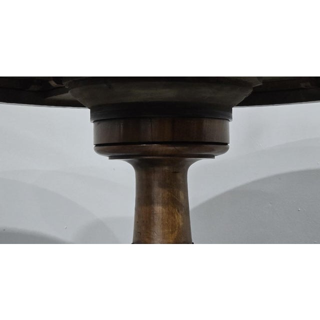 Victorian Walnut Swivel Library Table, 1850s For Sale - Image 6 of 12