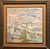 Avraham Binder, Large Abstract landscape of Jerusalem Israeli Oil Painting Judaica, c. 1950's For Sale