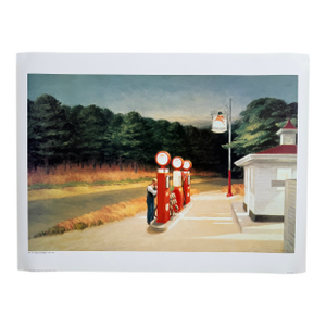 After Edward Hopper (1882-1967), Gas, 1940, Copyright Museum of Modern Art New York, Printed in Great Britain