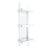 The Trellis Mirrored Wall Shelf - A contemporary version of our most popular mirrored three shelf wall unit, The Trellis...