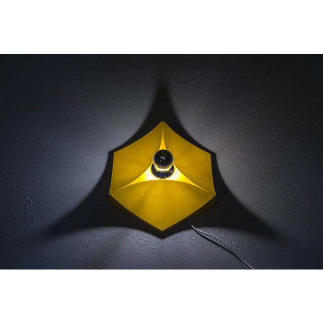 Vintage German Hexagon Wall Lamp from Hoffmeister-Leuchten, 1970s For Sale - Image 10 of 15