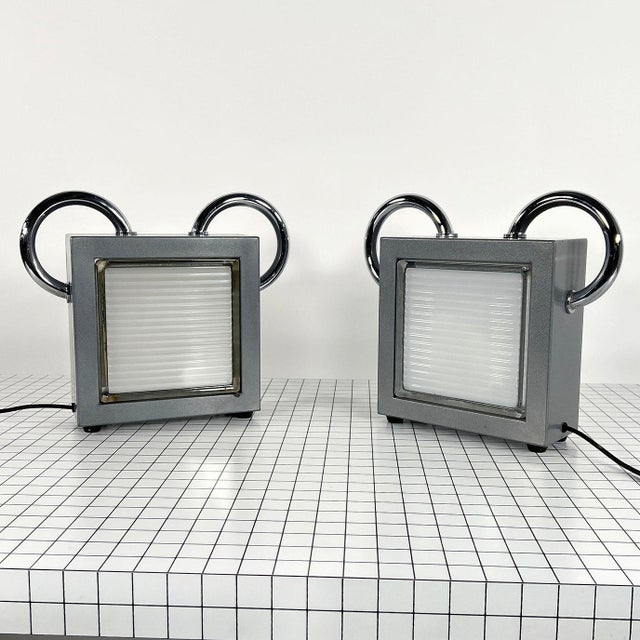 Topolino Table Lamp by Matteo Thun for Bieffeplast, 1980s For Sale - Image 6 of 10