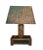 Wonderfully textural and featuring a rich patina, this hammered-copper clad table lamp includes a base having a scenic...