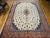 Persian Vintage Tabriz Rug, Hand-Knotted Wool, Floral Medallion Pattern, Ivory & Terracotta, 9x13 For Sale - Image 3 of 13