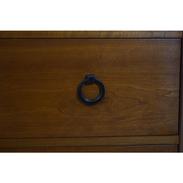 Stickley Cherry 21st C. 6 Drawer Dresser For Sale - Image 12 of 15