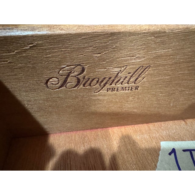 1960s 1960s Mid Century Modern Broyhill Brasilia Lowboy Walnut Triple Dresser For Sale - Image 5 of 9