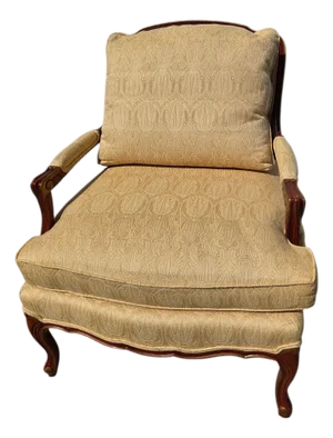 Thomasville TRS Furniture Inc. Armchair Regency Bergere Lounge Chair Louis XV