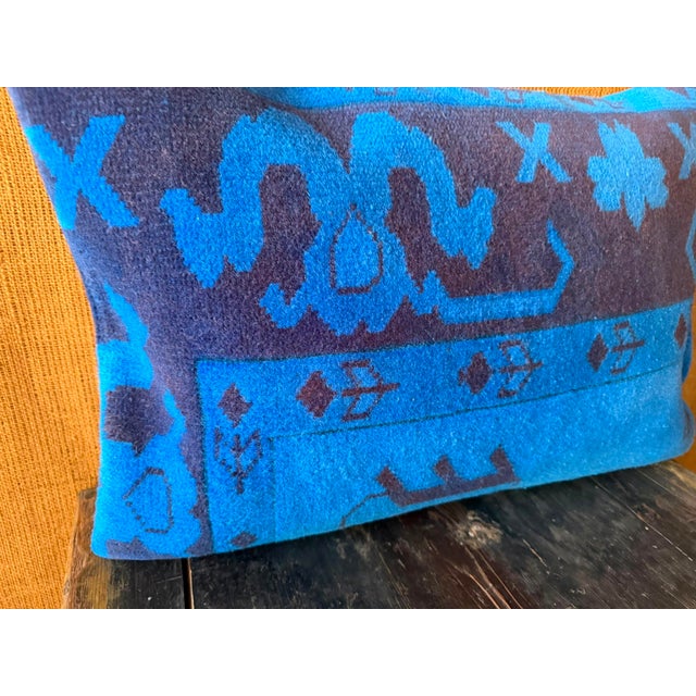 Vintage Turkish Wool Dragon Pillow For Sale - Image 11 of 17