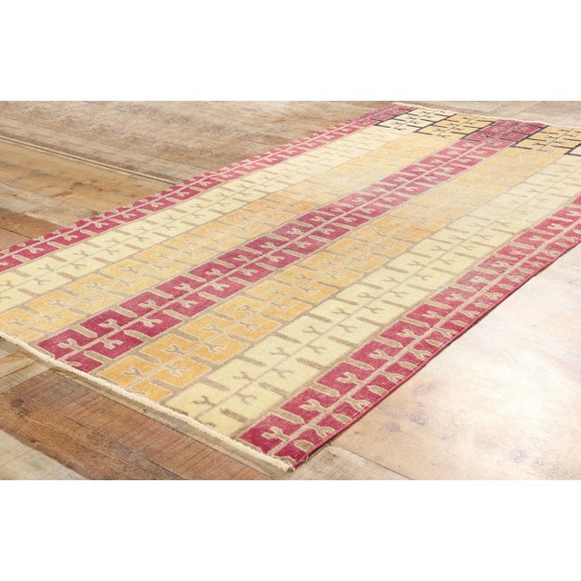 Textile Zeki Muren Vintage Turkish Sivas Rug - 03'09 X 06'09 For Sale - Image 7 of 9
