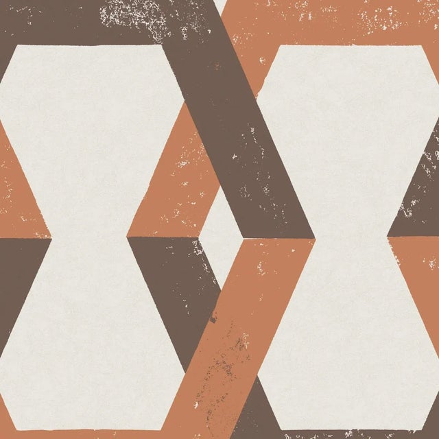 Borastapeter Tribe Wallpaper in Brown For Sale