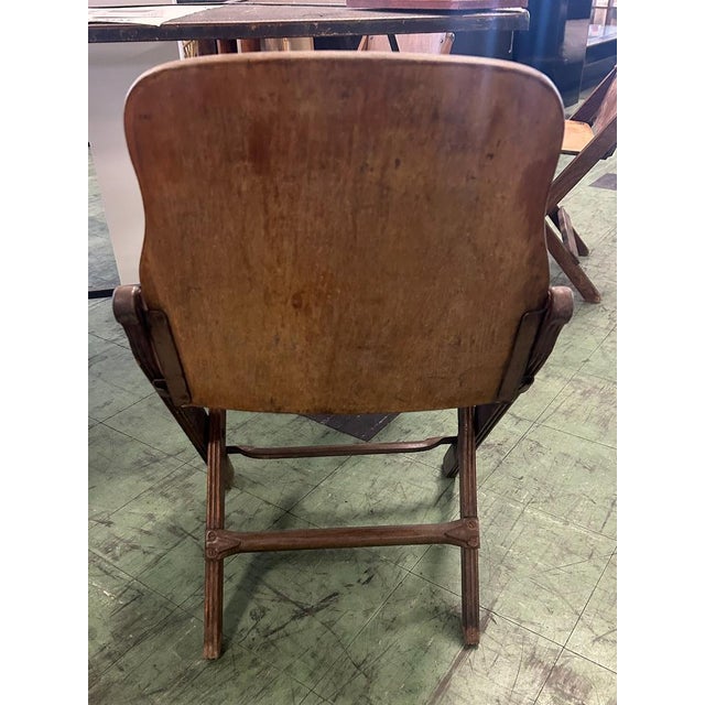 Vintage US Army Folding Chairs, 1960s, Set of 4 For Sale - Image 10 of 11