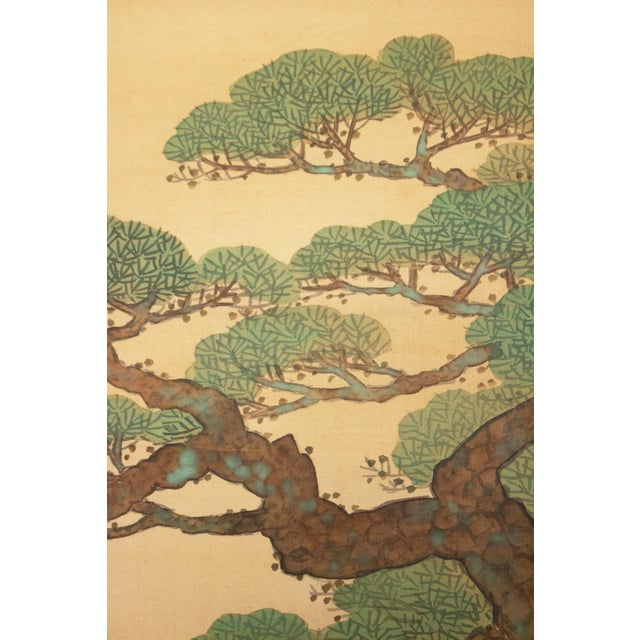 Early 20th Century "Sunrise and Moonrise" by Yamada Keichu, Meiji Japanese Paintings in Original Case, Set/2 For Sale - Image 5 of 18