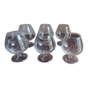 1970s A Set of Six Rémy Martin Cognac Glasses