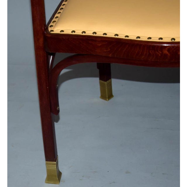 Black Antique No. 717 Sofa Set by Gustav Siegel, Set of 3 For Sale - Image 8 of 18