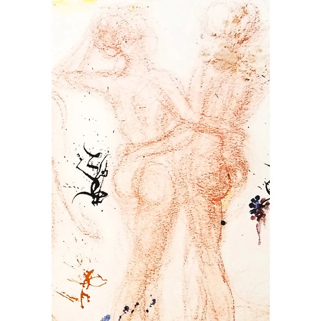 Abstract Salvador Dalí Biblia Sacra "Stultae Et Prudentes Filiae" Original Print For Sale - Image 3 of 10