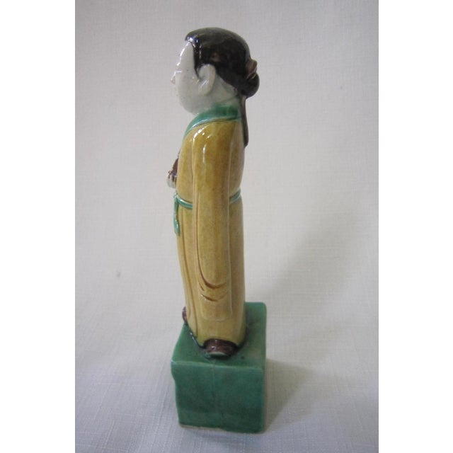 Antique Chinese Porcelain Immortal Figure For Sale - Image 4 of 6