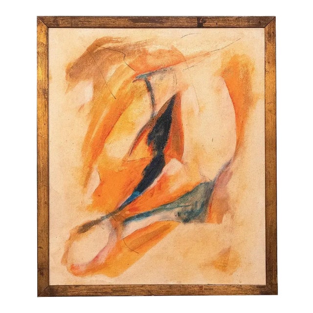 Giorgio Lo Fermo - Orange Composition - Oil Painting - 2012 For Sale