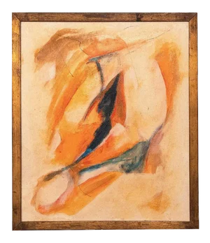 Giorgio Lo Fermo - Orange Composition - Oil Painting - 2012