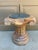 Verdigris Late 20th Century Iron Verdigris Sundial on Neoclassical Carved Wooden Columnar Pedestal Stand For Sale - Image 8 of 12