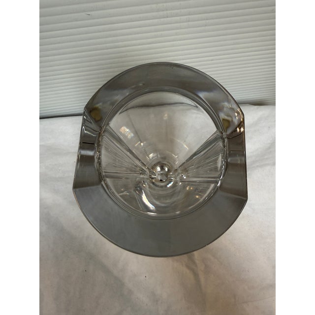 Erika Lagerbielke for Orrefors Faceted Crystal Flower Vase, Late 20th Century For Sale In San Francisco - Image 6 of 12