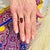 Natural Tourmaline Diamond Ring Size 7 14k W Gold 4.8 TCW Certified For Sale - Image 14 of 18