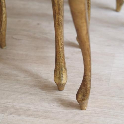 Vintage Italian Hand-Painted Nesting Tables, Set of 3 For Sale - Image 14 of 17