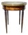 French 19th Century Louis XVI Mahogany Oval Bouillotte Marble Top Side Table For Sale