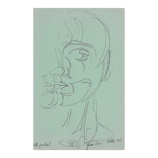 1955 James Bone Self Portrait For Sale