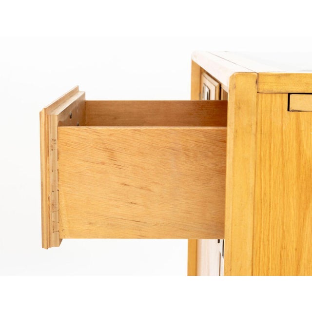 Tan Stanley Furniture Modern Mahogany Bar Cabinet For Sale - Image 8 of 10