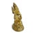 Indian Vintage Brass Ganesha Figure For Sale - Image 3 of 5
