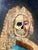 Memento Mori Baroque Style Oil on Wood Panel Portrait Painting a French Nobleman With Dual Faced Man For Sale - Image 11 of 12
