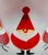 1970s Vintage Culver LTD Christmas Santa & Reindeer Frosted Tumblers, Set of 6 For Sale - Image 5 of 10