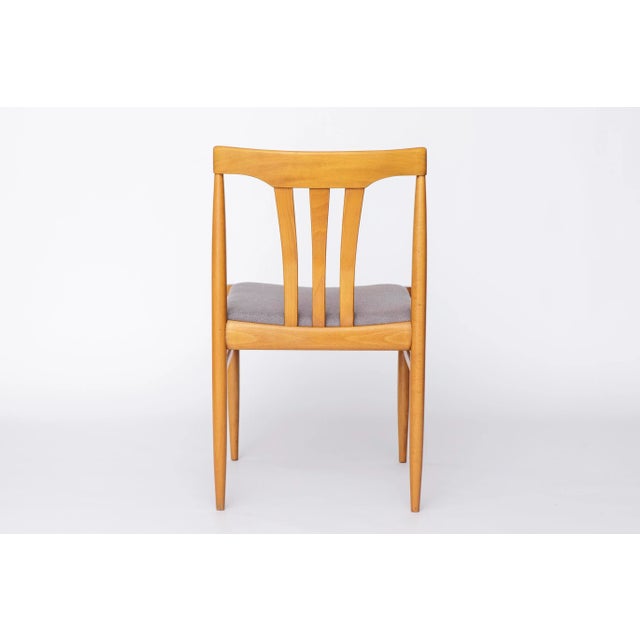 Vintage German Dining Chairs in Beechwood, 1970s, Set of 4 For Sale - Image 6 of 9