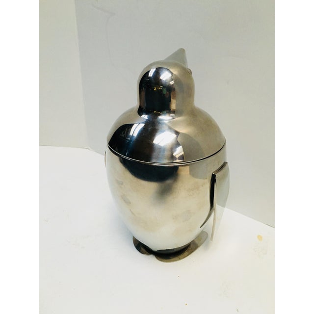 Stainless Steel Penguin Ice Bucket Chairish