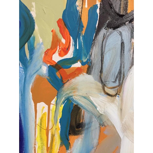 Contemporary "Agora (Large)" Contemporary Abstract Mixed-Media Painting by G. Campbell Lyman For Sale - Image 3 of 5