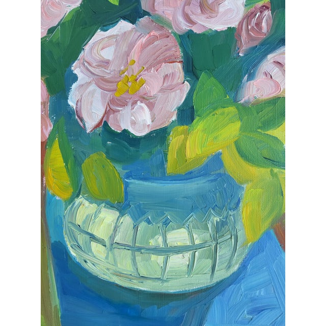 Expressionist Mid Century Still Life Oil Painting by Swedish Artist Waldemar Berg For Sale In Orlando - Image 6 of 18
