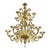 Modern Champagne Venetian Curls Murano Glass Chandelier by Simoeng For Sale - Image 8 of 8